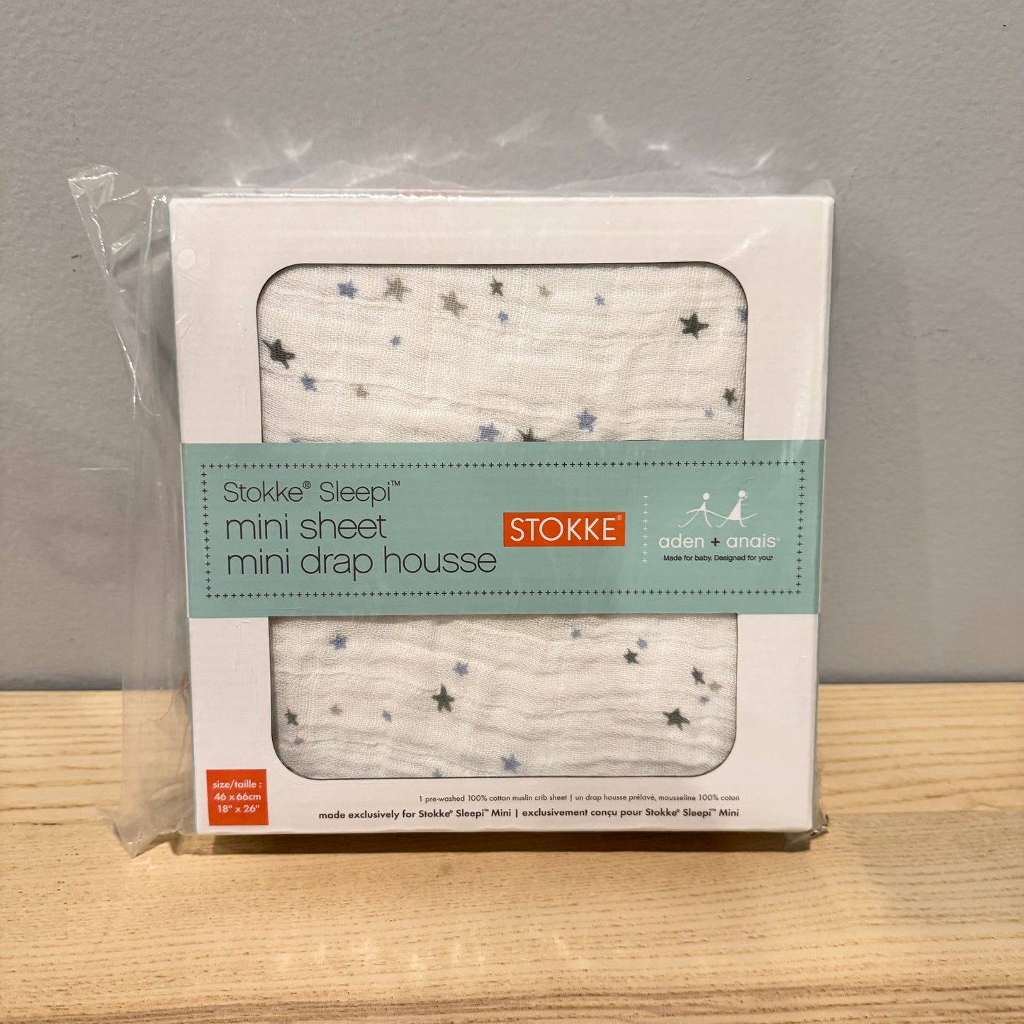 Drap Stokke Sleepi mini - 18 x 26 pouces - Neuf avec boîte