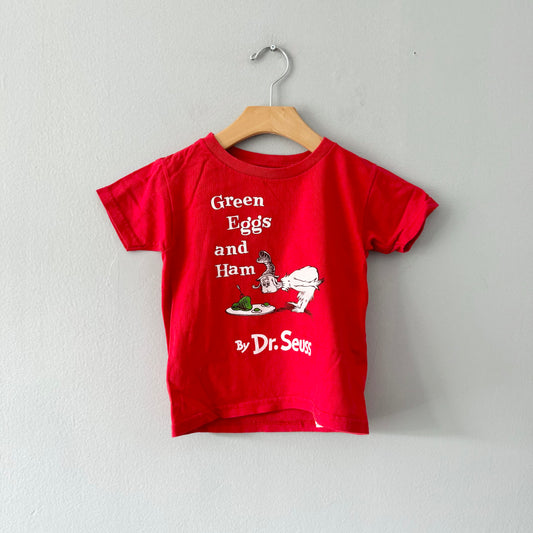 Dr. Seuss / Green eggs and ham t-shirt / 4T