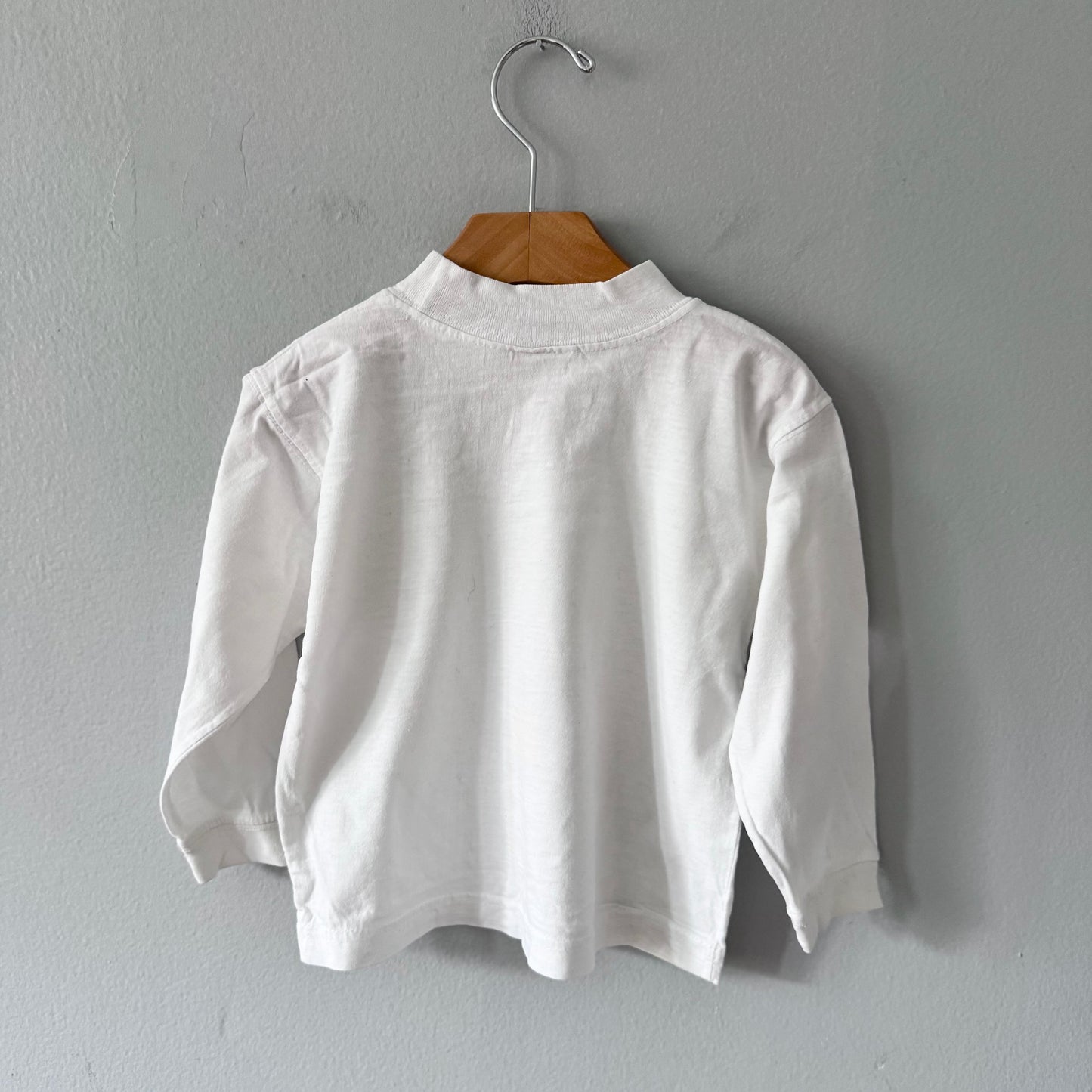 Vintage / White long sleeve T-shirt / 3Y