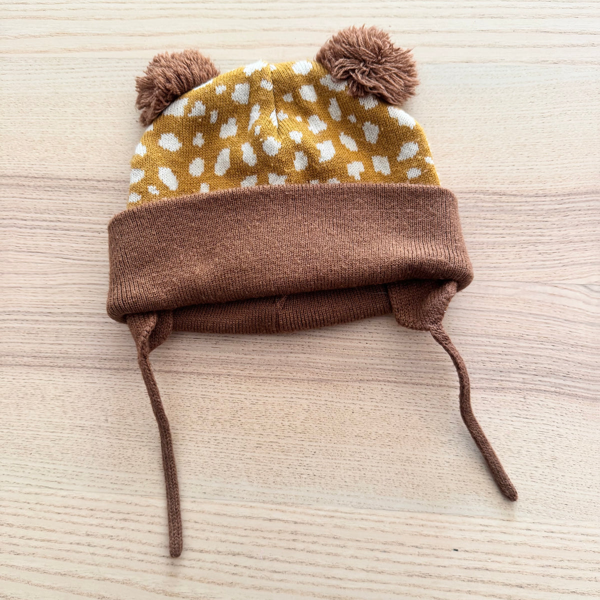 Zara / Brown knit hat / 2-3Y