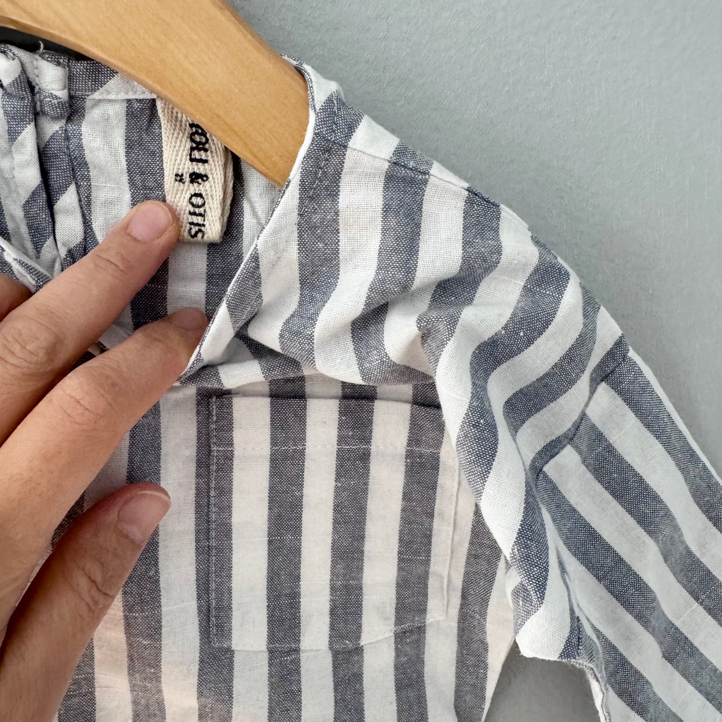 Yoli & Otis / Stripe long sleeve blouse / 1Y