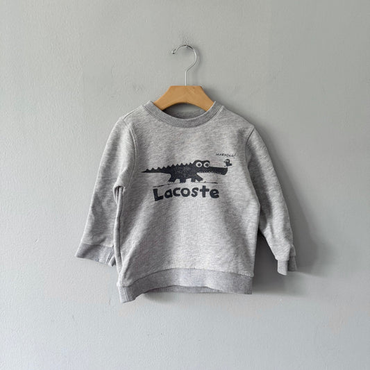 Lacoste / Light grey sweatshirt / 5Y