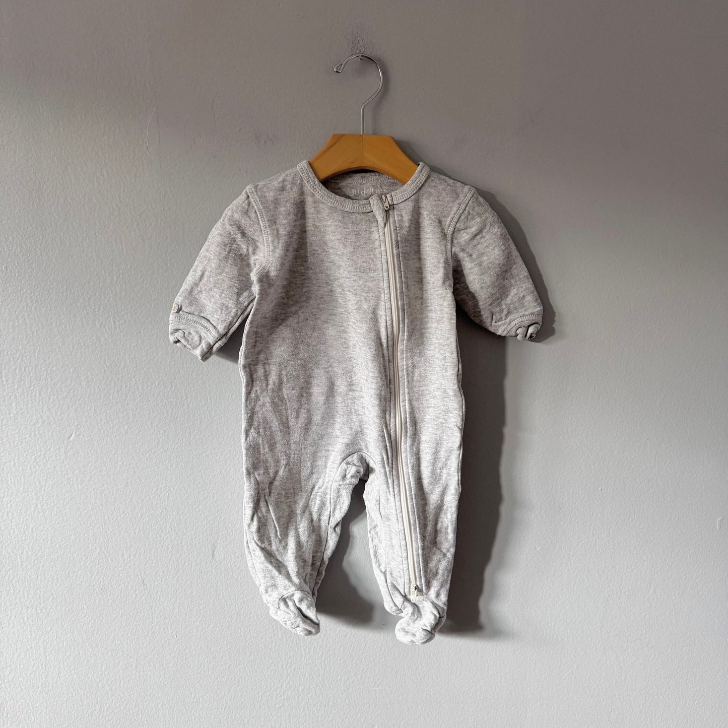 Juddlies / Light grey romper / 3-6M