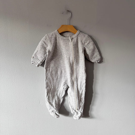 Juddlies / Light grey romper / 3-6M