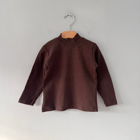 Lovetti / Brown turtle neck long sleeve / 4T