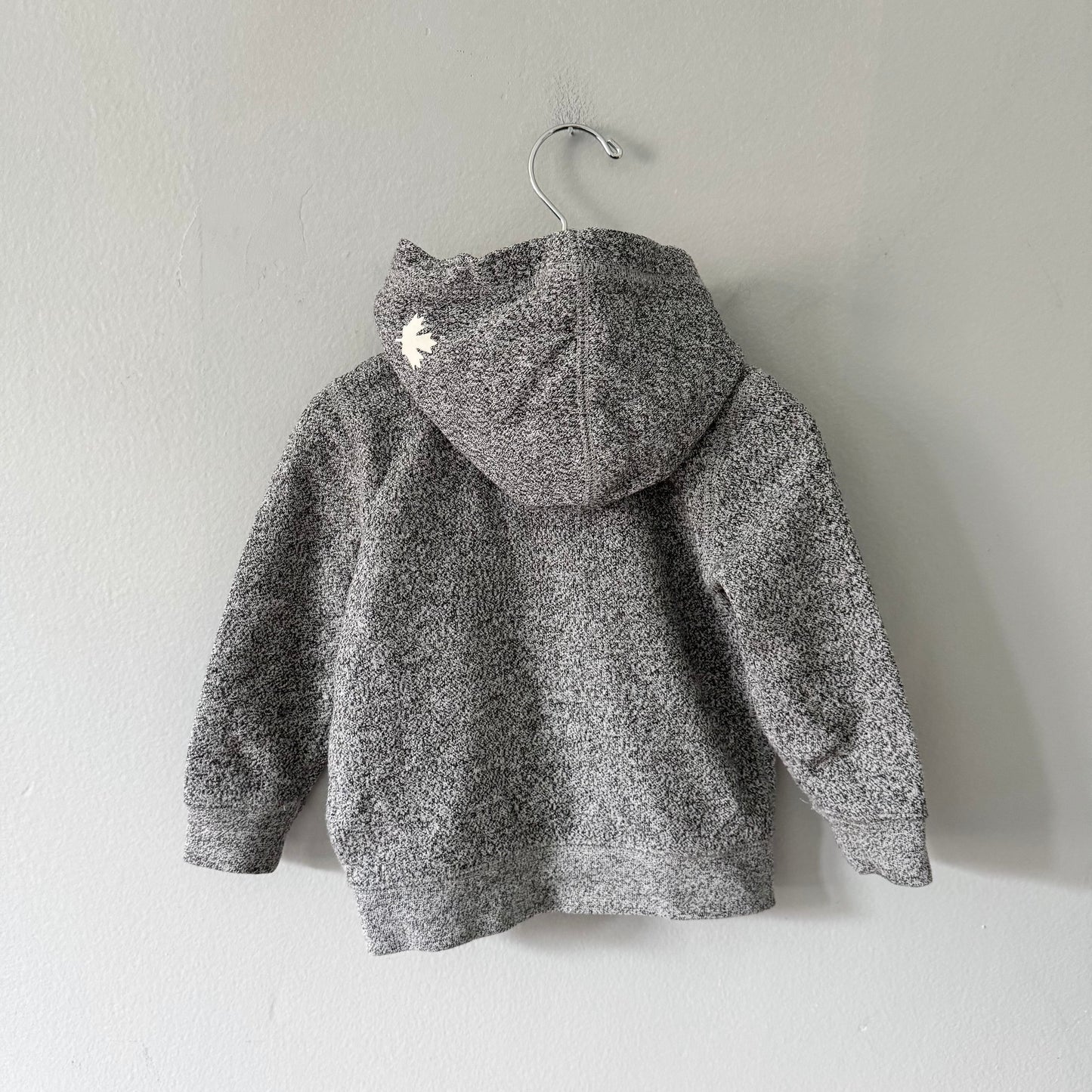 Roots / Salt and pepper zip up hoodie / 18-24M