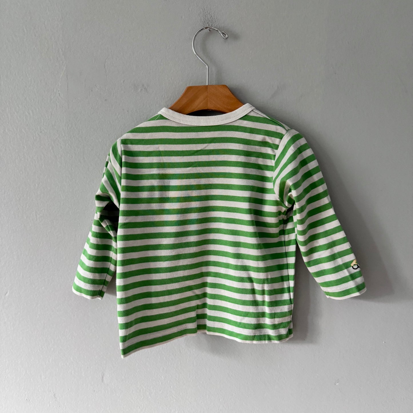 Uniqlo / Stripe long sleeve shirt / 18-24M