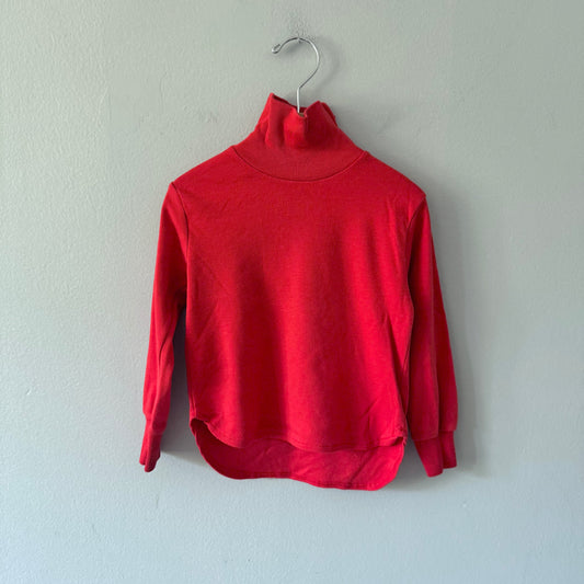 Vintage / Red turtle neck long sleeve / 3Y