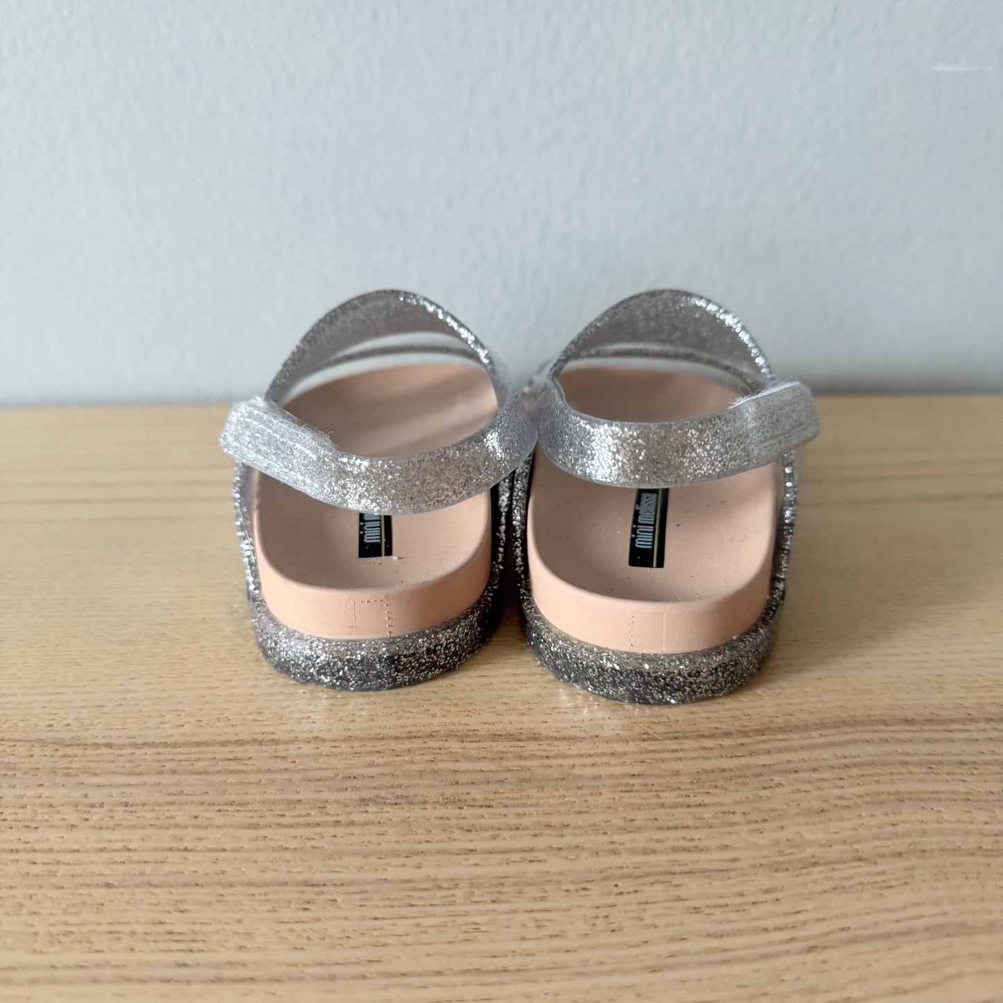 Mini Mellisa / Silver jelly shoes / US7
