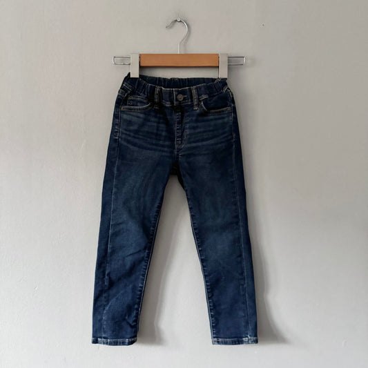 Uniqlo / Stretchy denim pants / 3-4Y