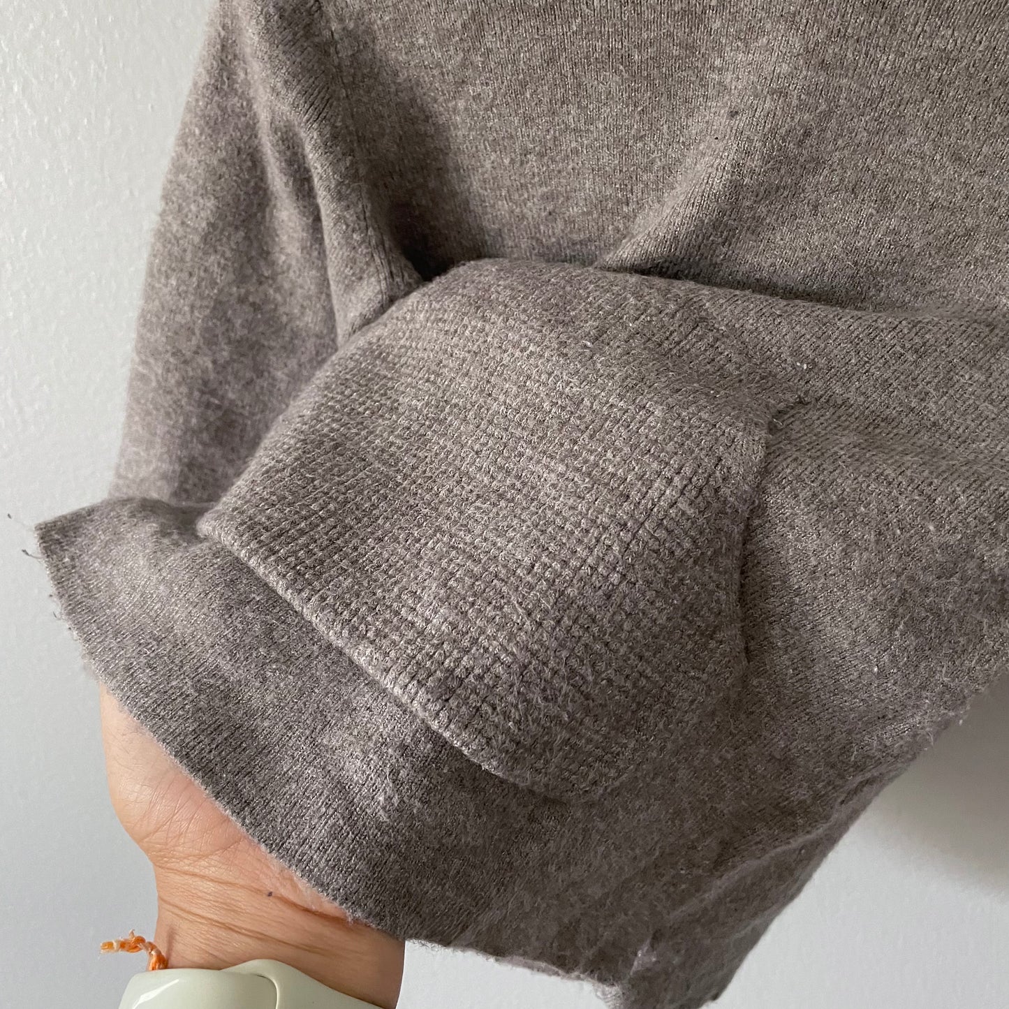 Zara / Light grey knit hoodie / 18-24M