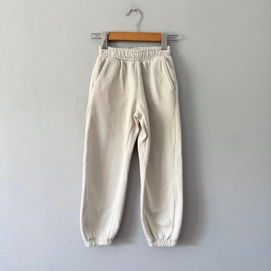 Zara / Ivory sweatpants / 8Y(fits 7T), 2 available