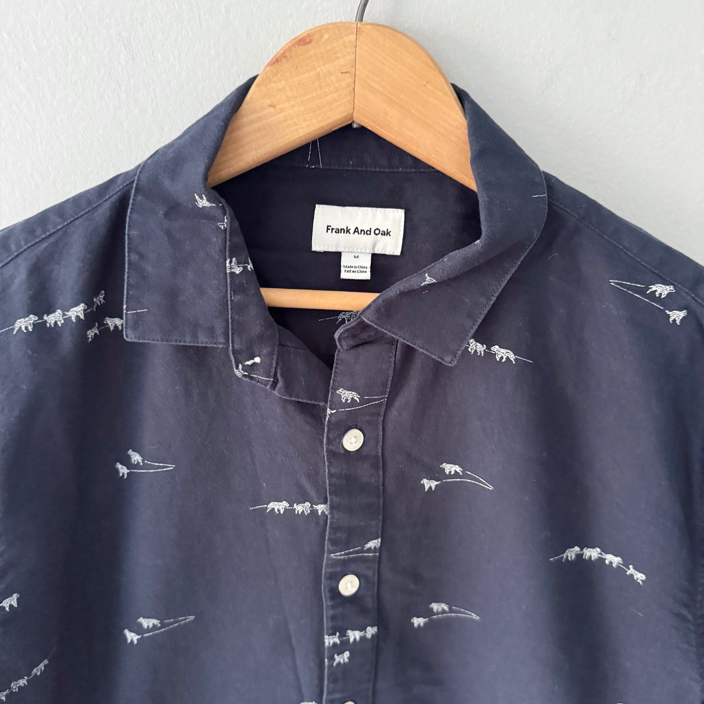 Frank & Oak / Navy cotton shirt / Men M