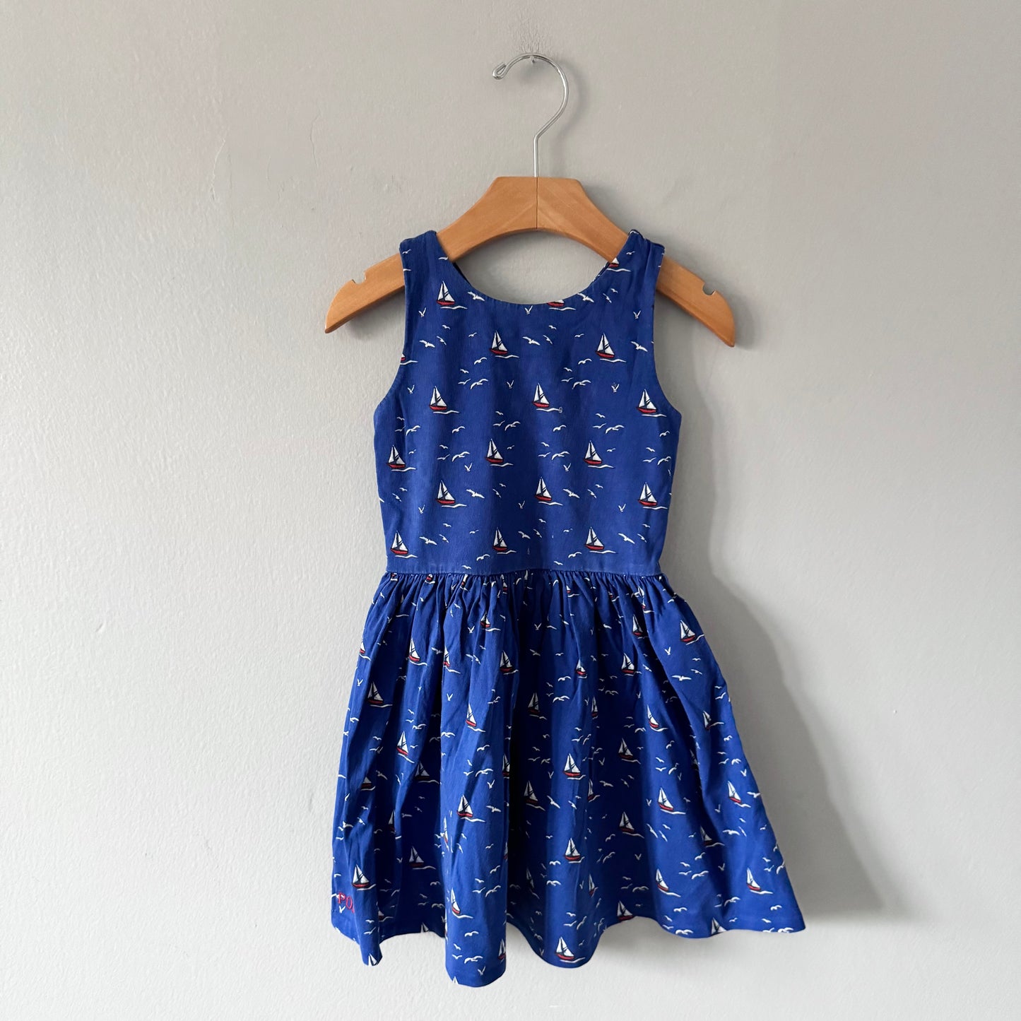 Polo Ralph Lauren	/ Blue x yacht tank dress / 4T