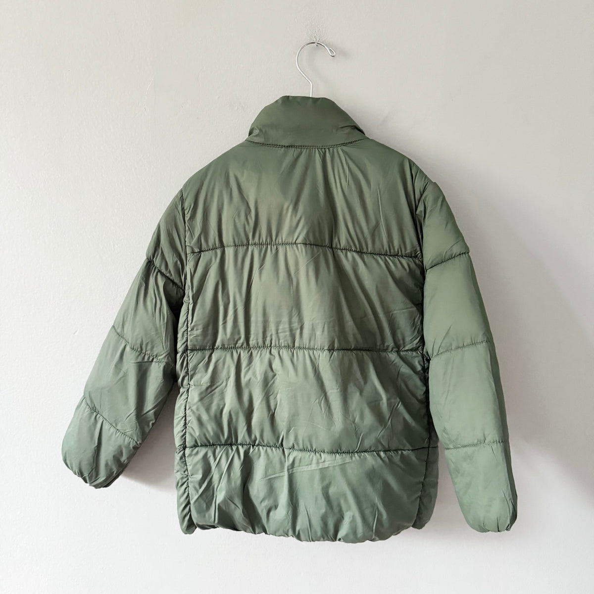 Zara / Khaki light puffer jacket / 8Y