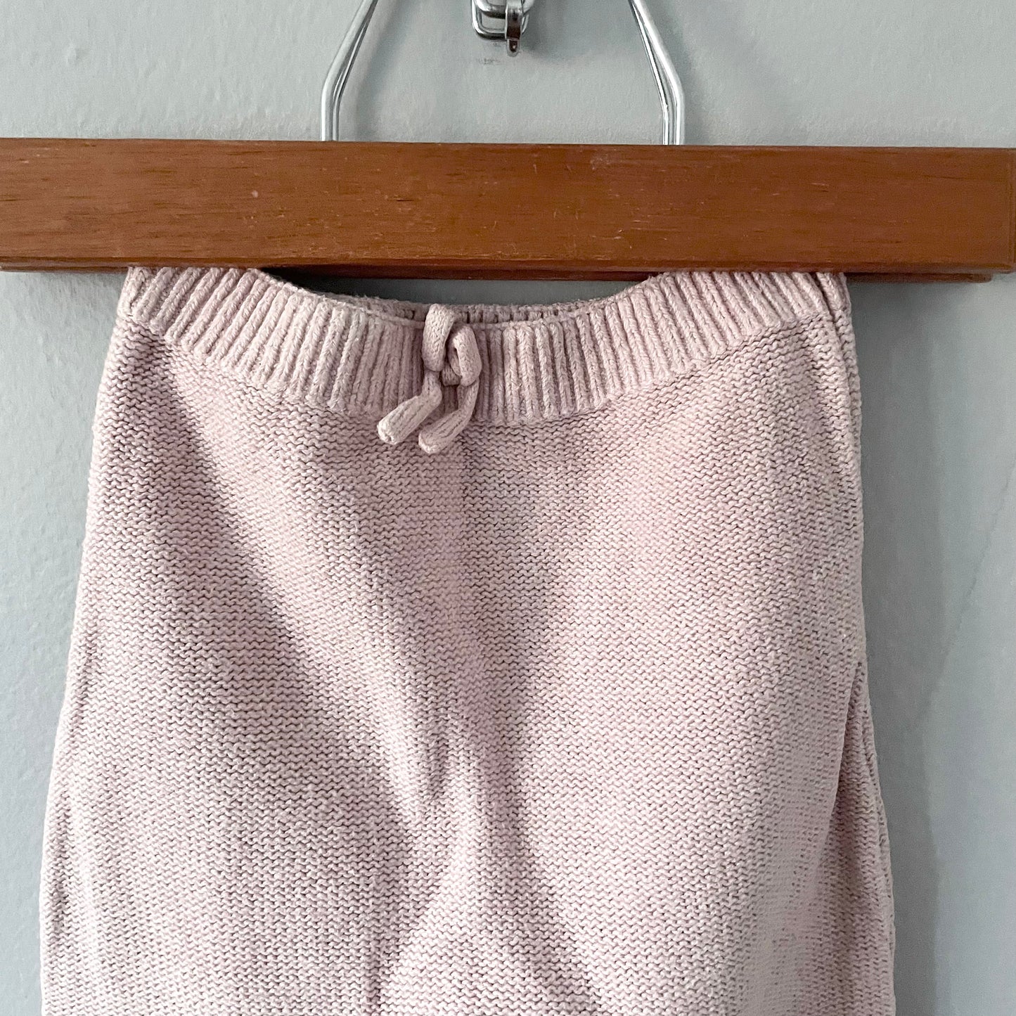 Zara / knit pink footed pant / 6-9M