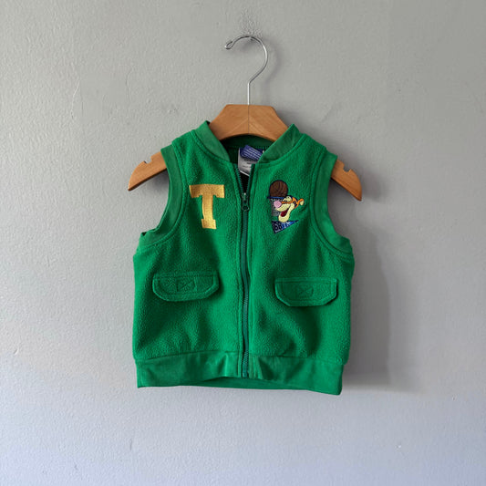 Disney / Green Tigger fleece vest / 18M
