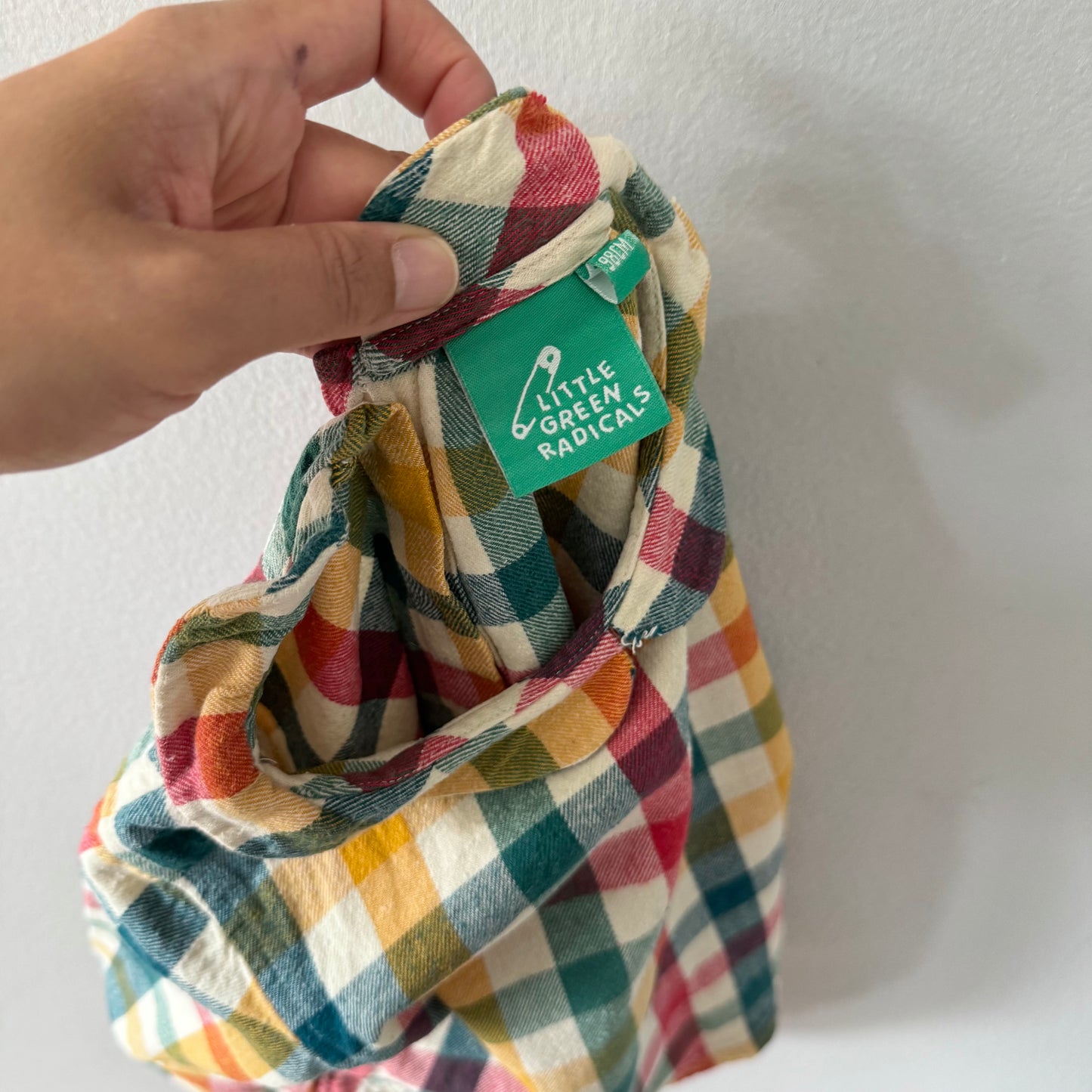 Little Green Radicals / Check flannel shirt / 2-3Y