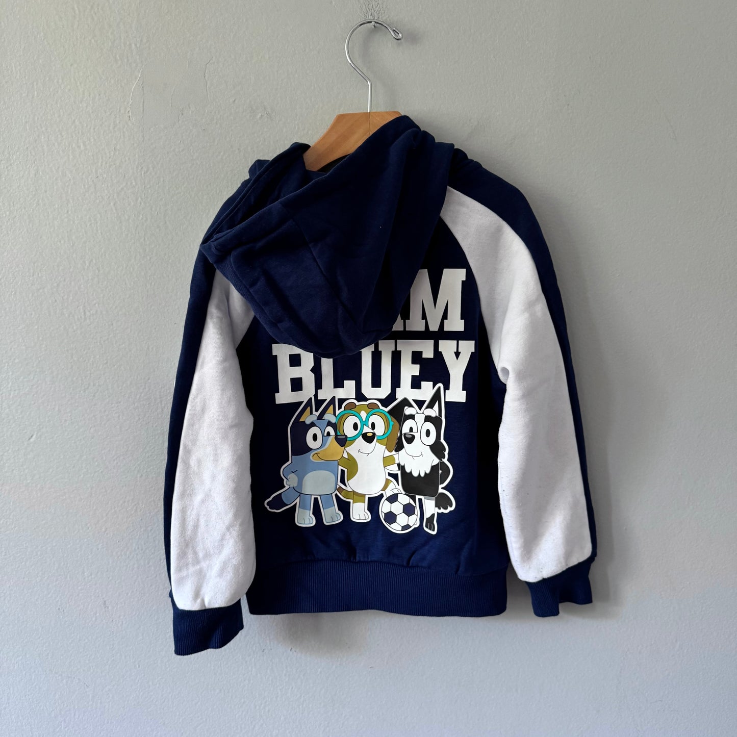 Bluey / Zip up hoodie / 4-5Y