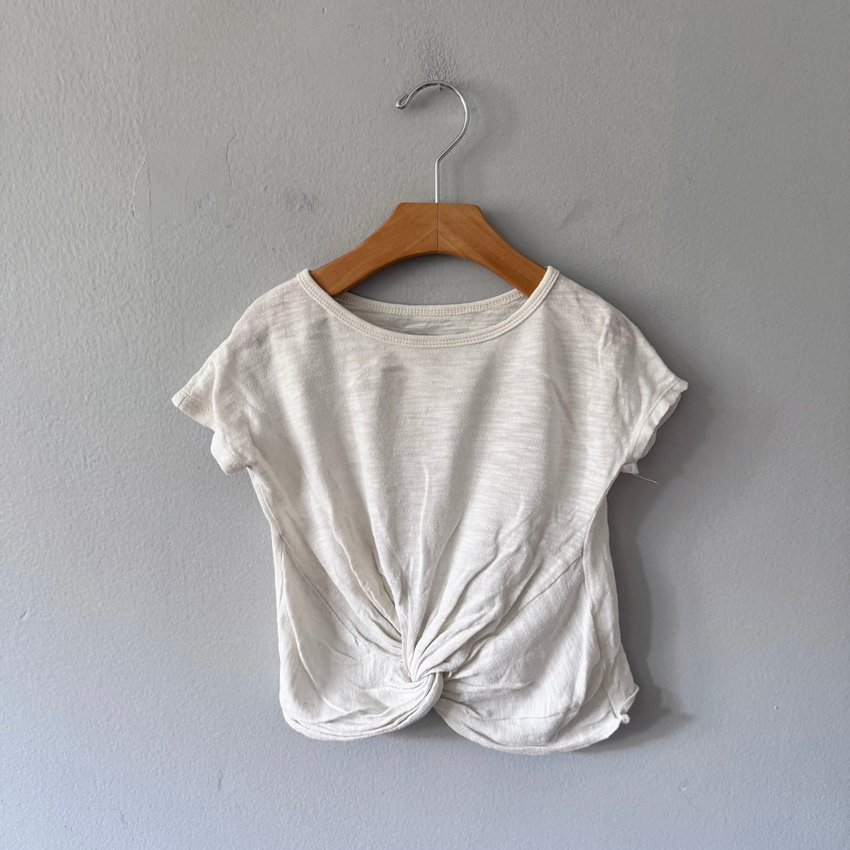Mini mioche / White short sleeve top / 2Y