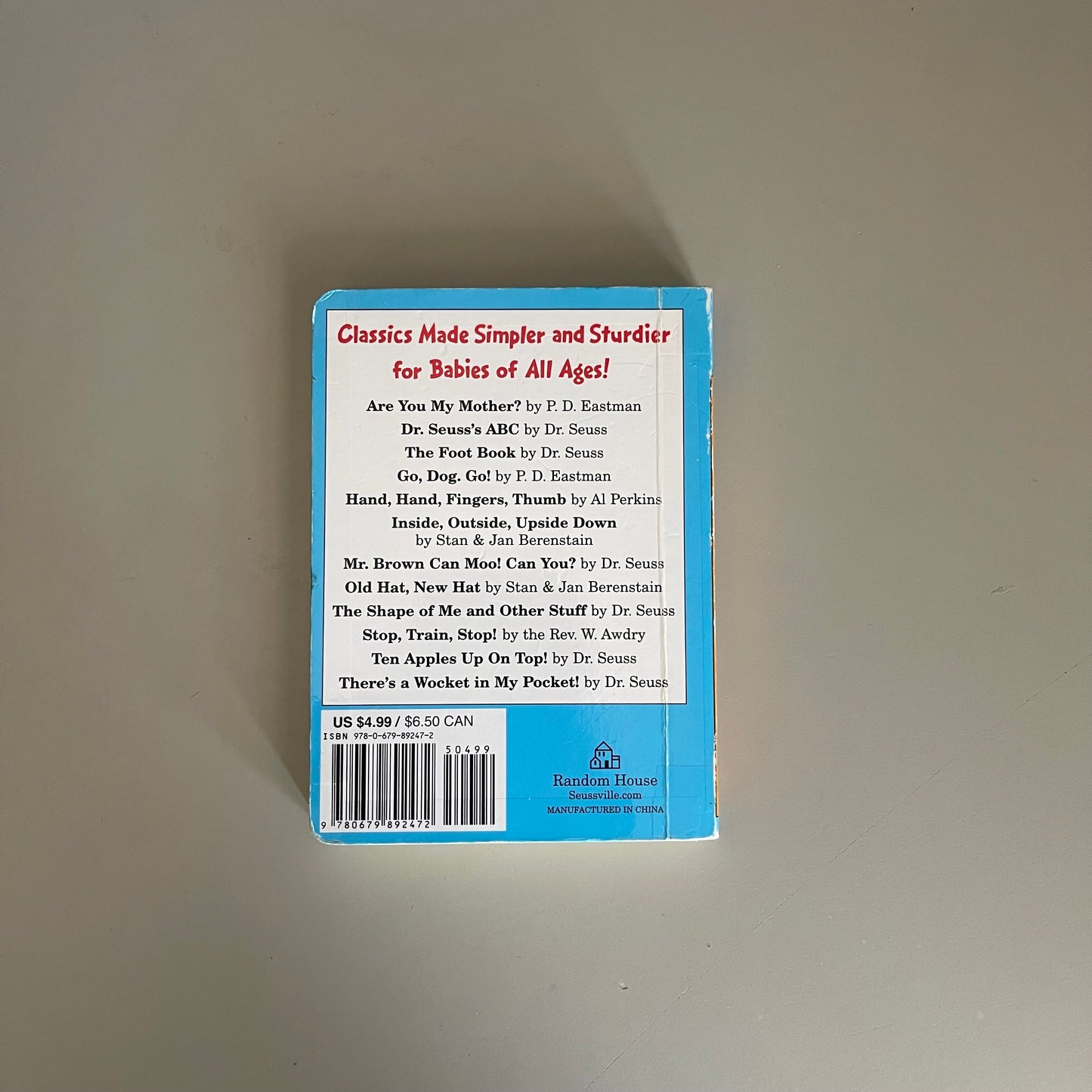 Ten Apples Up On Top! / Dr. Seuss