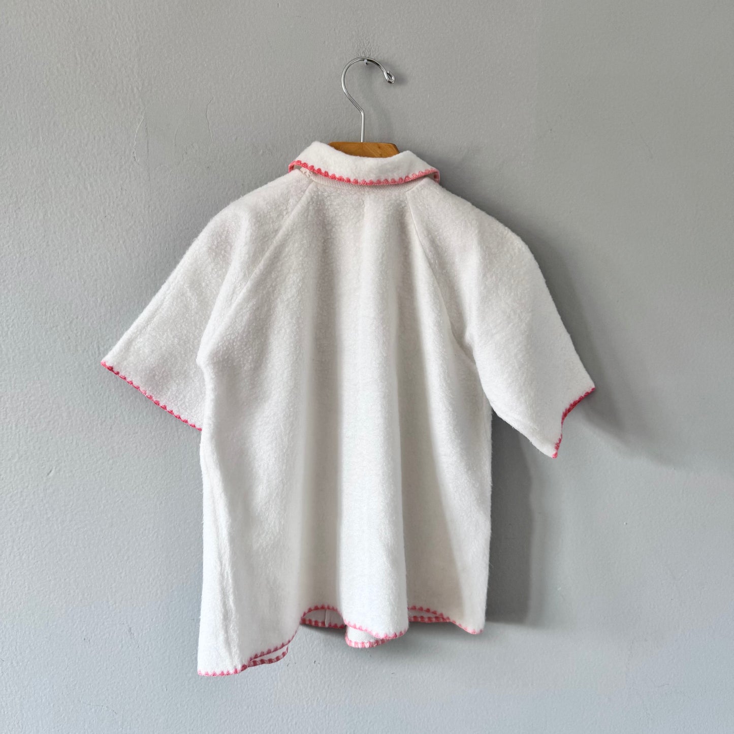 Vintage / Veste polaire blanche / 18-24 mois