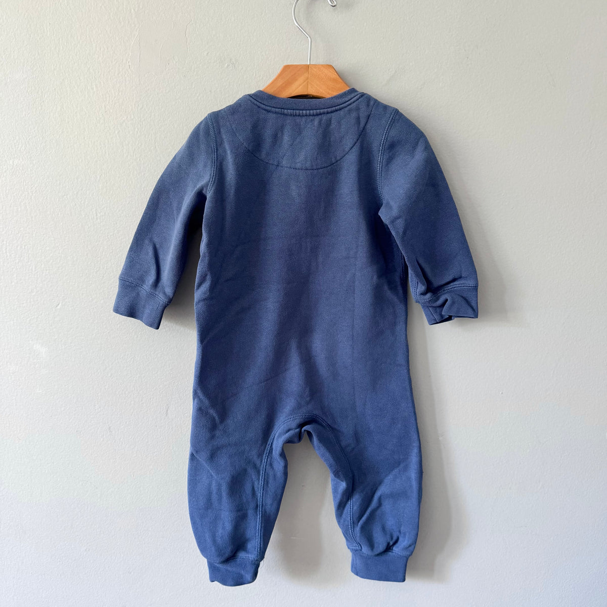 Roots / Blue crew romper / 18-24M