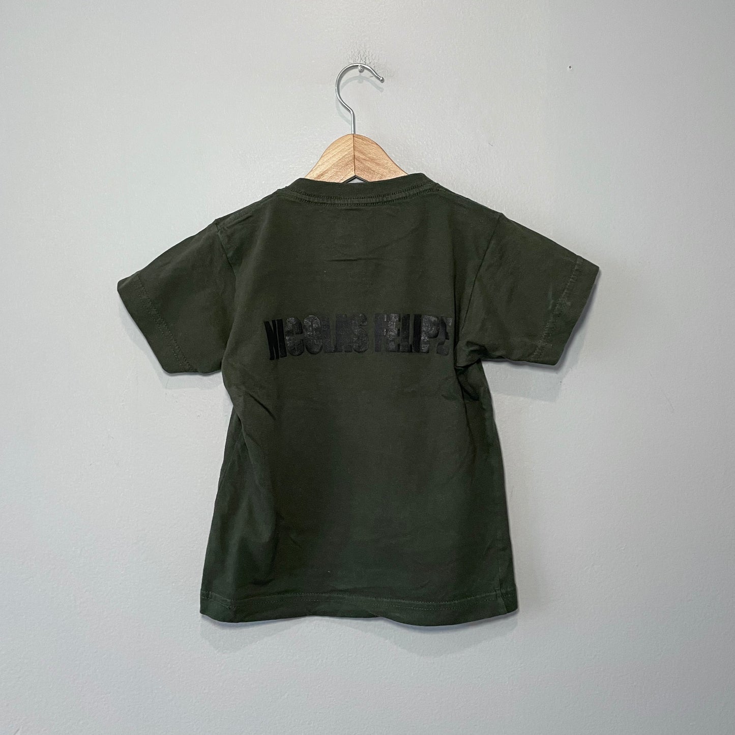 No brand / Khaki x mickey logo T-shirt / 3T