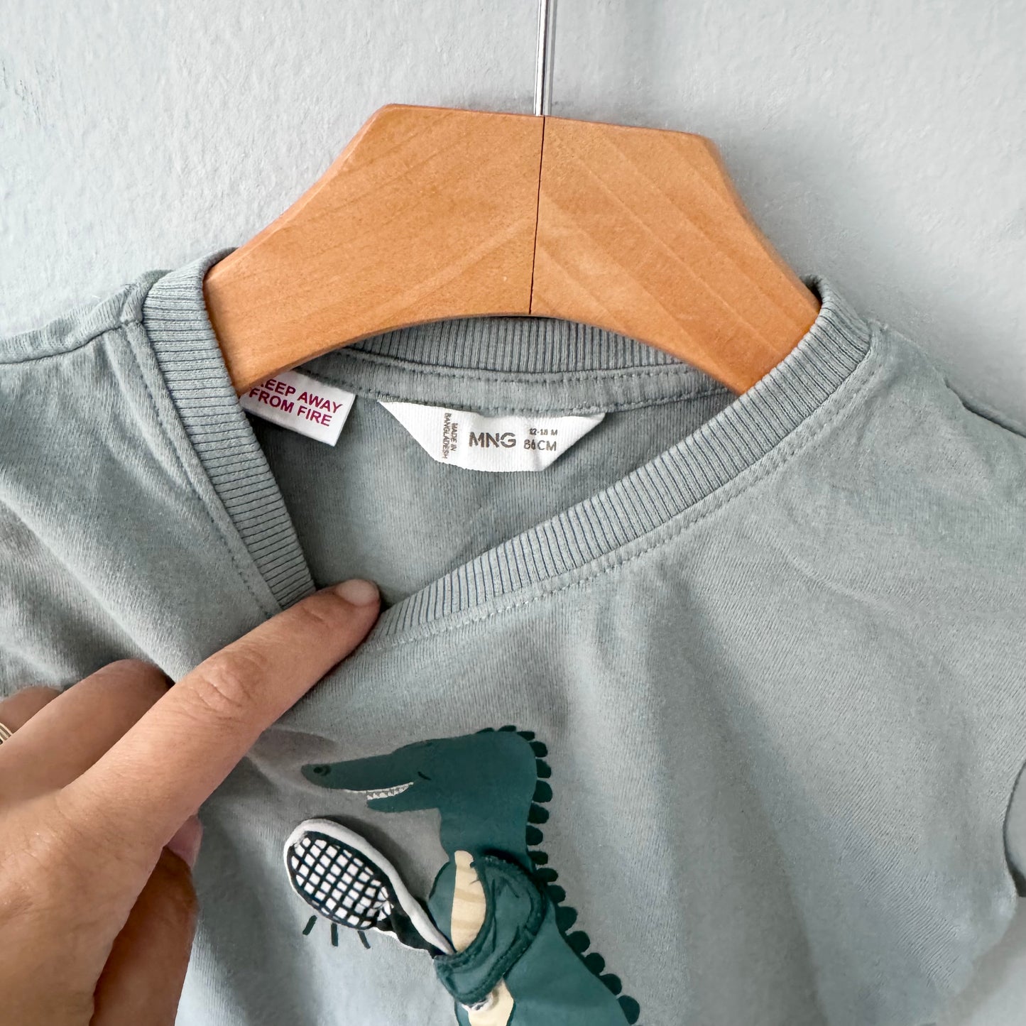 Mango / Dinosaur T-shirt / 12-18M
