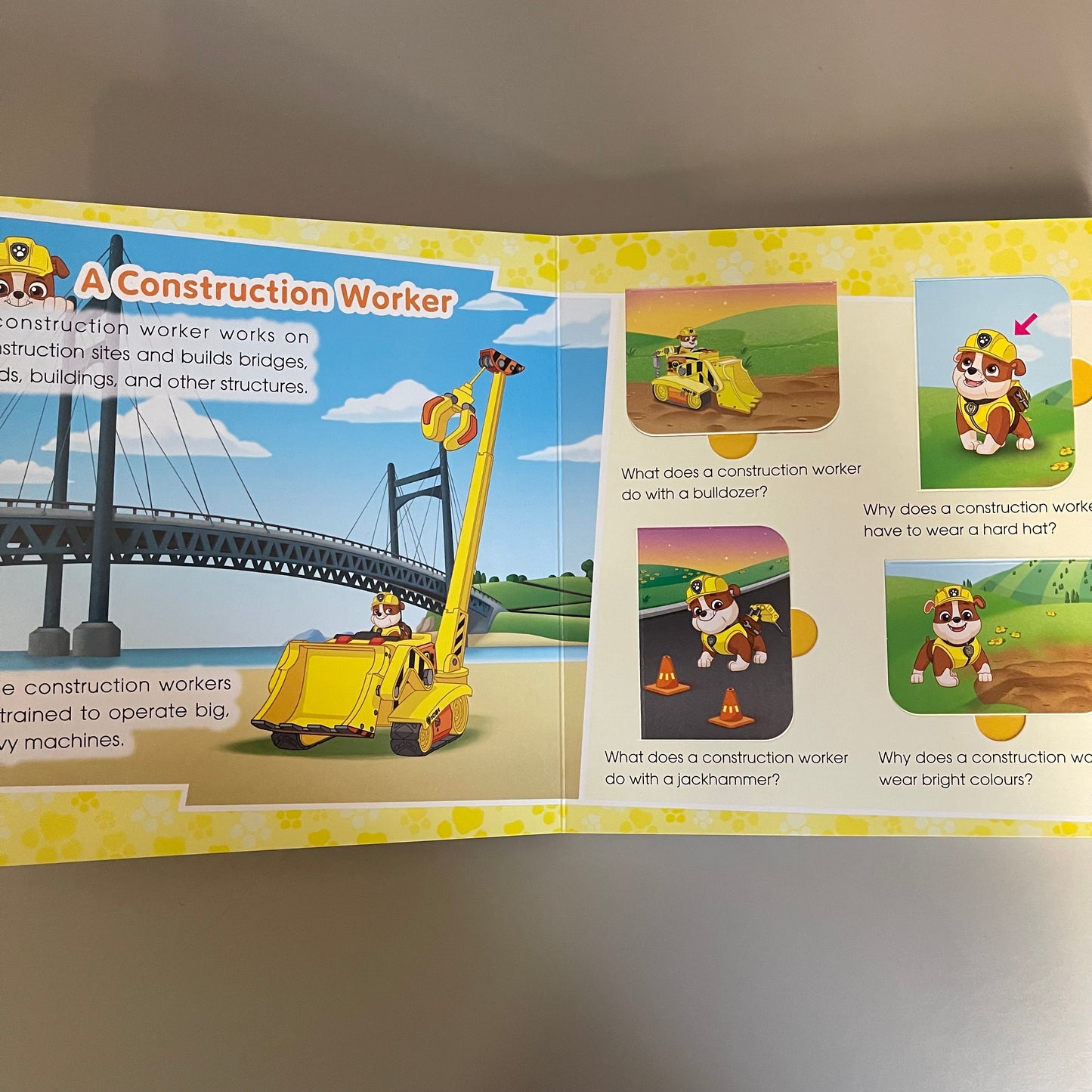 Paw Patrol - Questions and Answers About Jobs and Occupations (Lift-the-flap Book)