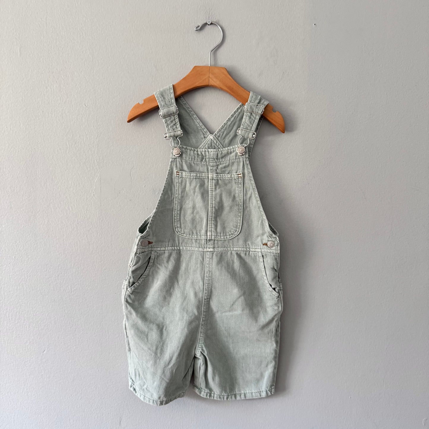 Zara / Denim overall shorts / 4-5Y