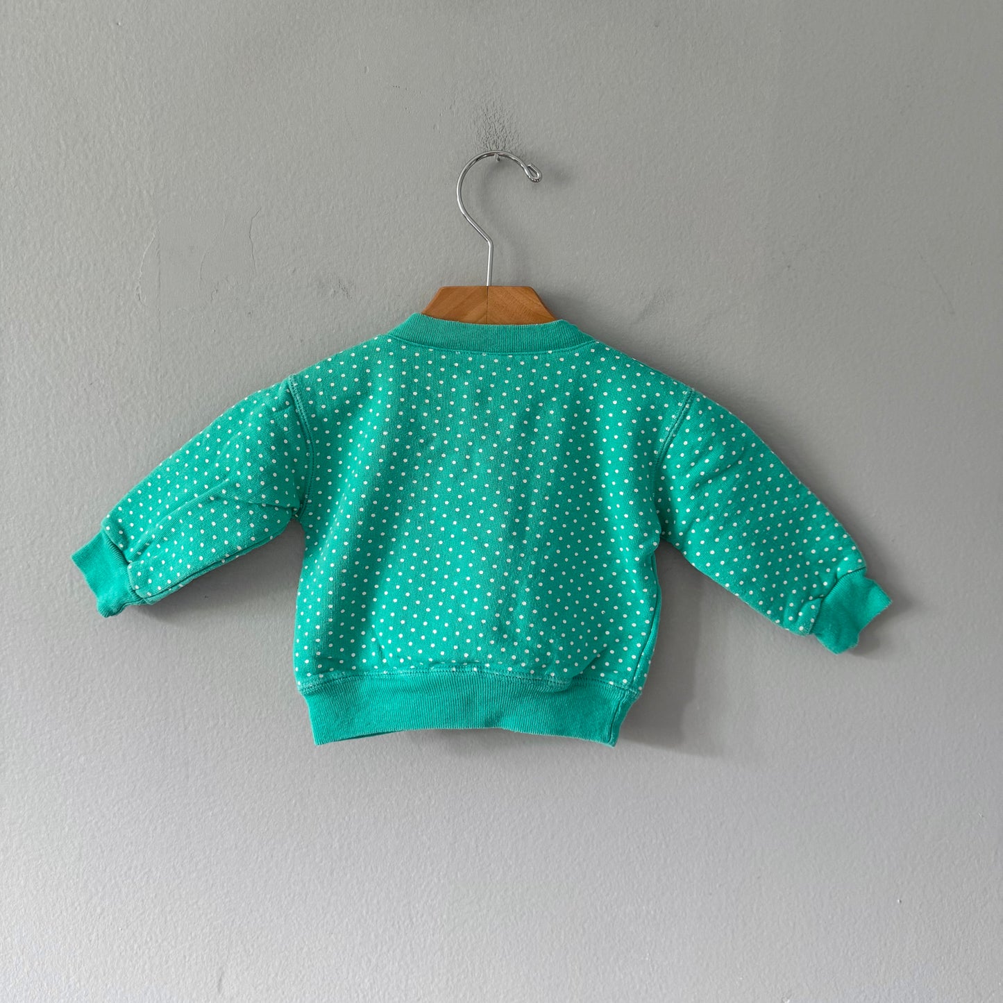 Vintage Baby Roots / Mint green sweatshirt / 6M