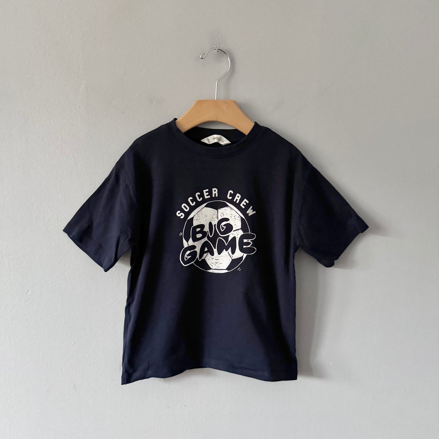 Mango / Navy x Soccer T-shirt / 5-6Y