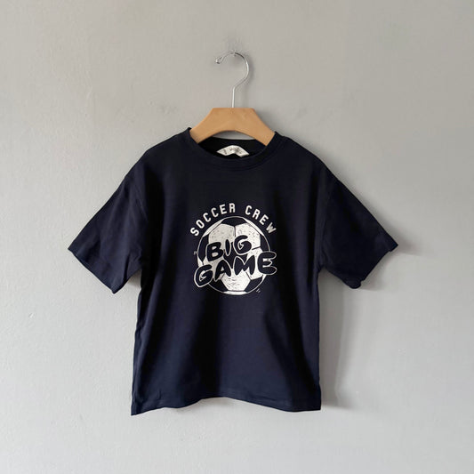 Mango / Navy x Soccer T-shirt / 5-6Y