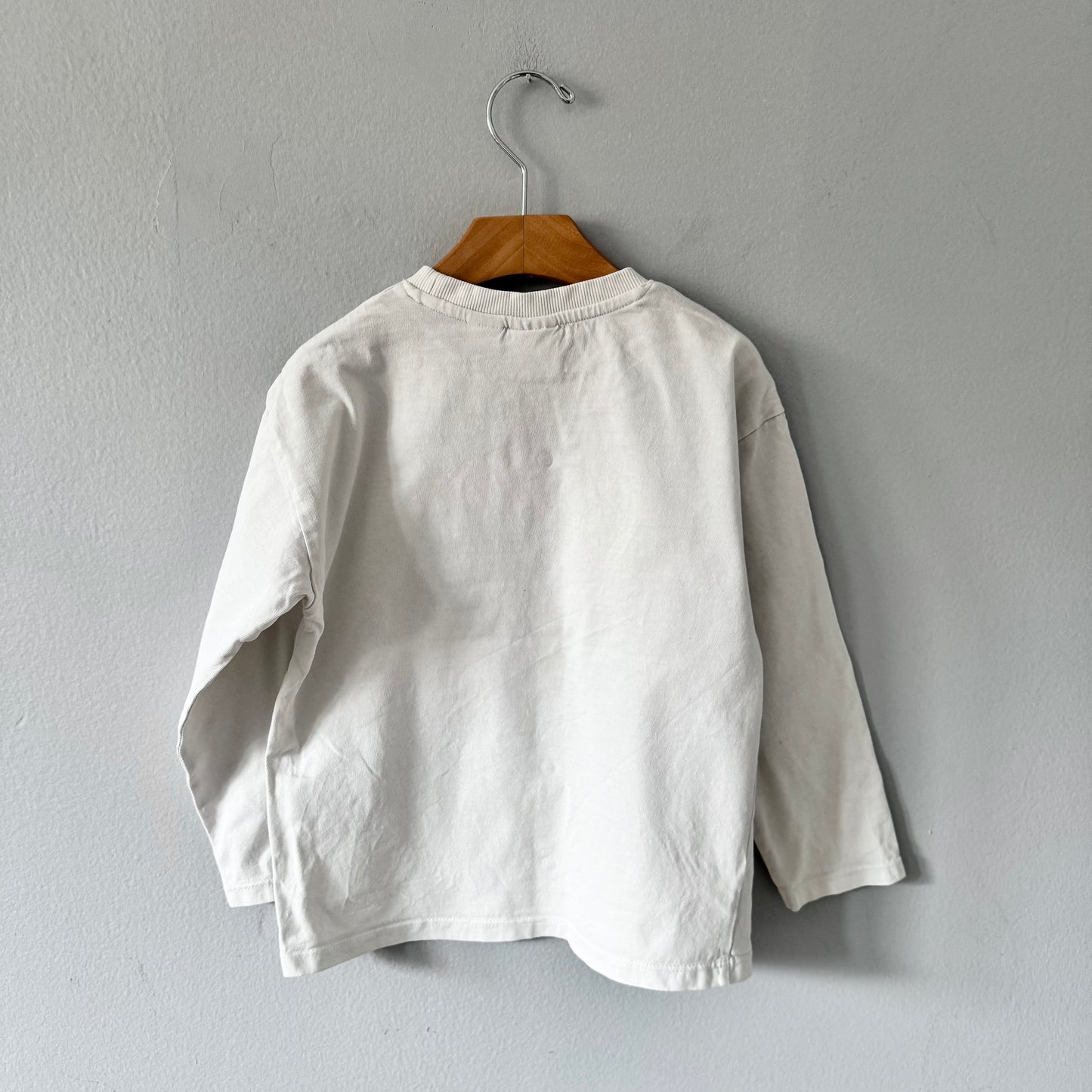 Zara / T-shirt manches longues blanc / 6 ans