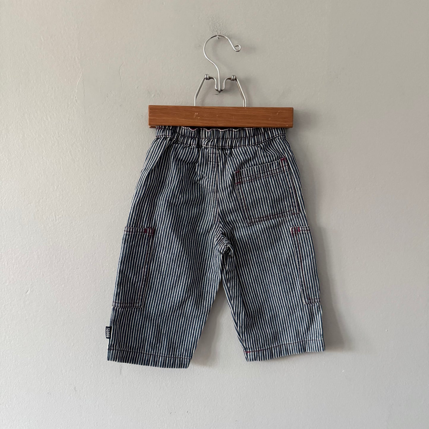 Vintage Roots / Stripe denim pants / 6-12M