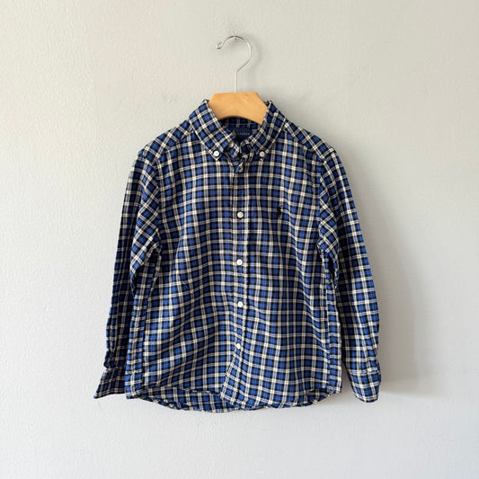 Polo Ralph Lauren	/ Blue checked shirt / 5Y