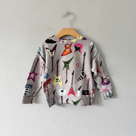 Molo / Guitar sweatshirt / 98cm(2-3Y)