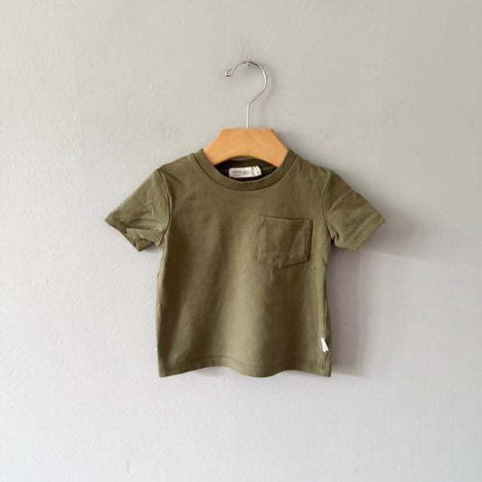 Miles baby / Khaki T-shirt / 9M