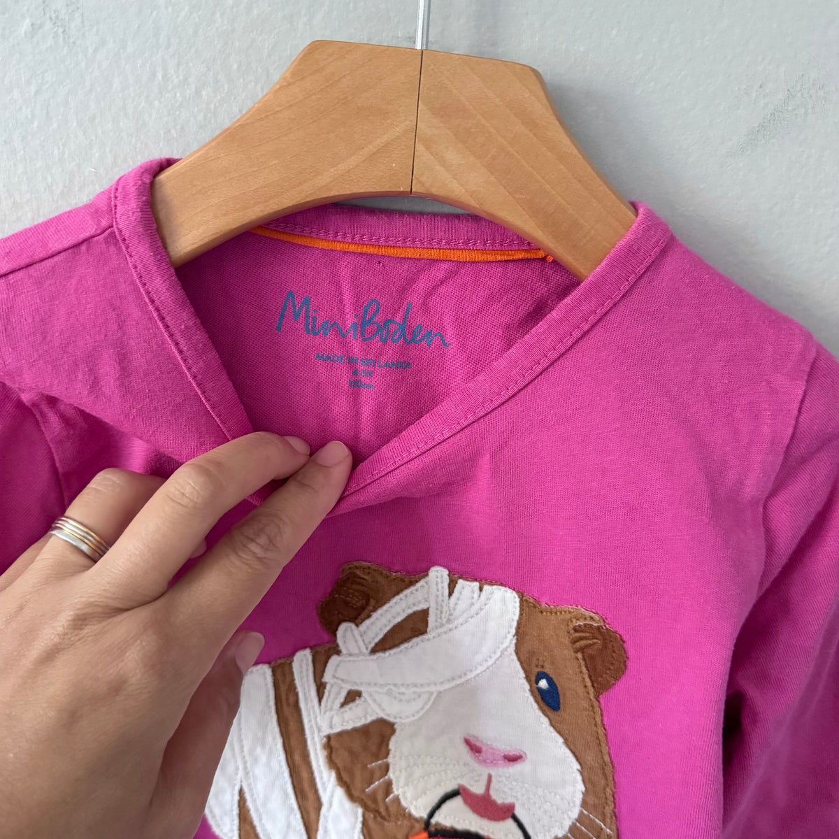 Mini Boden / Pink halloween long sleeve / 4-5Y