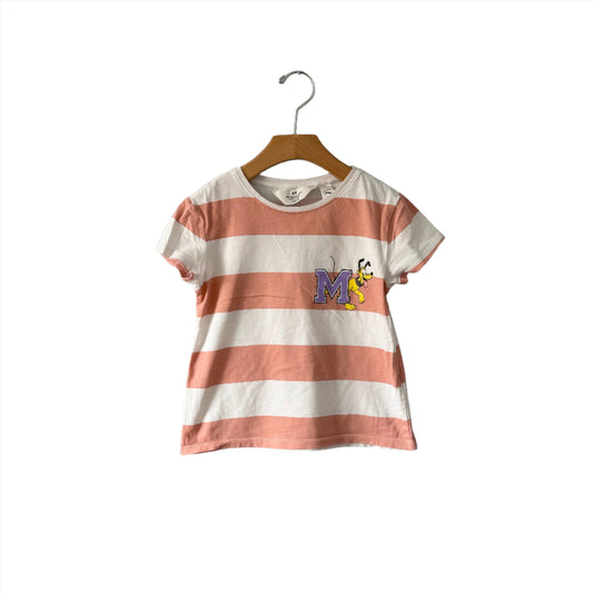 H&M / Stripe x Pluto T-shirt / 6-8Y