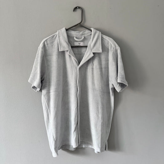 Tna / Light blue pile shirt / M