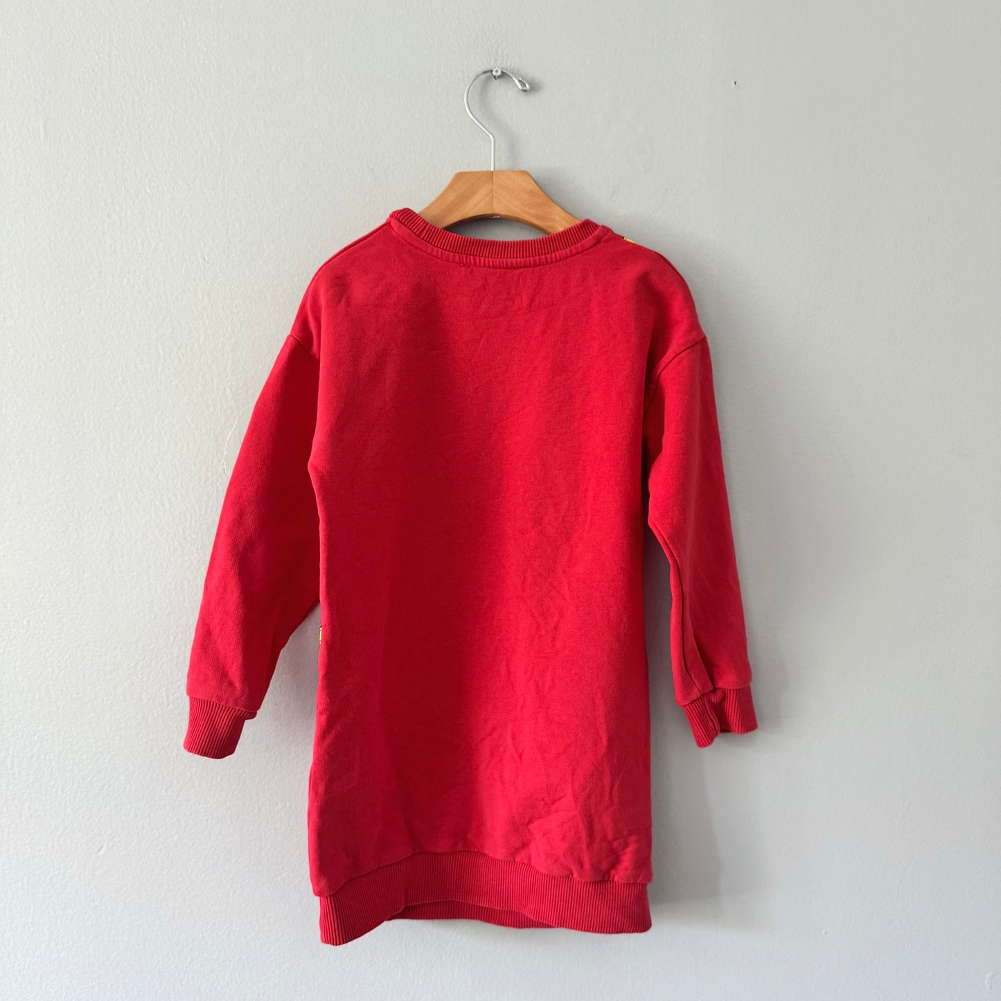 Moschino / Red crew dress / 5-6Y