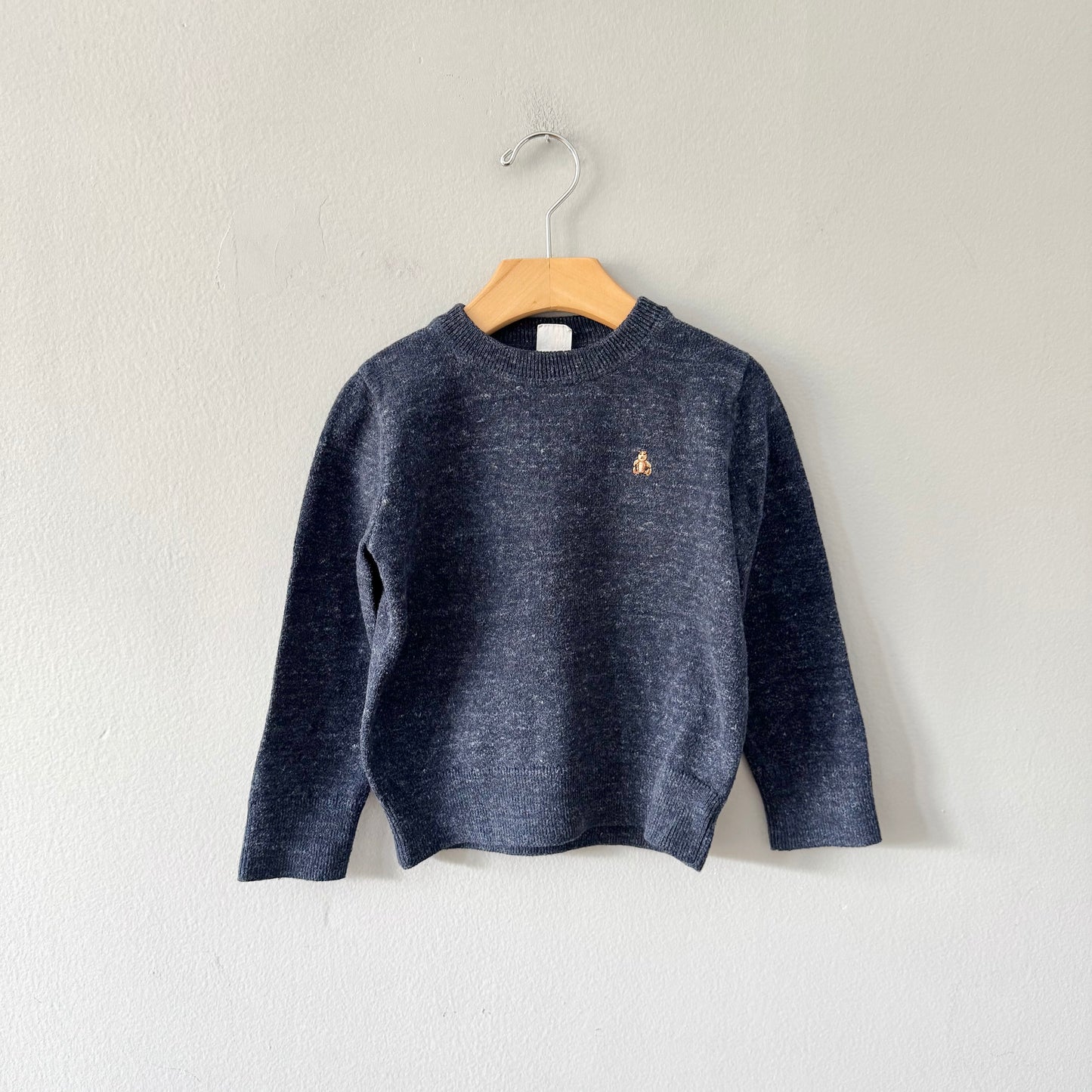 Gap  / Navy cotton mix knit pullover / 4Y