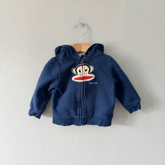 Paul Frank / Navy zip up hoodie / 18M