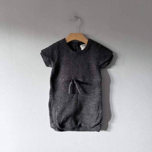 Roots / Charcoal grey knit dress	/ 3T