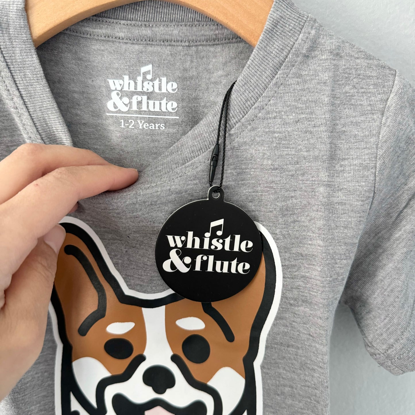 Whistle & Flute / Kawaii Doggie T-Shirt / 1-2Y