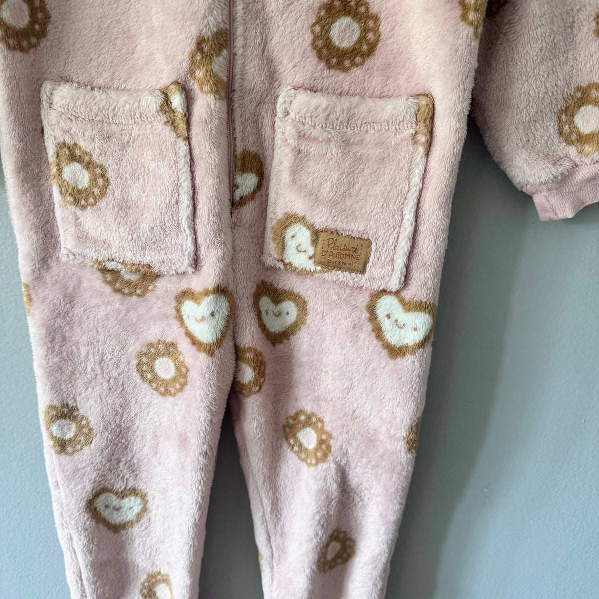 Souris mini / Pink sherpa suit / 5Y