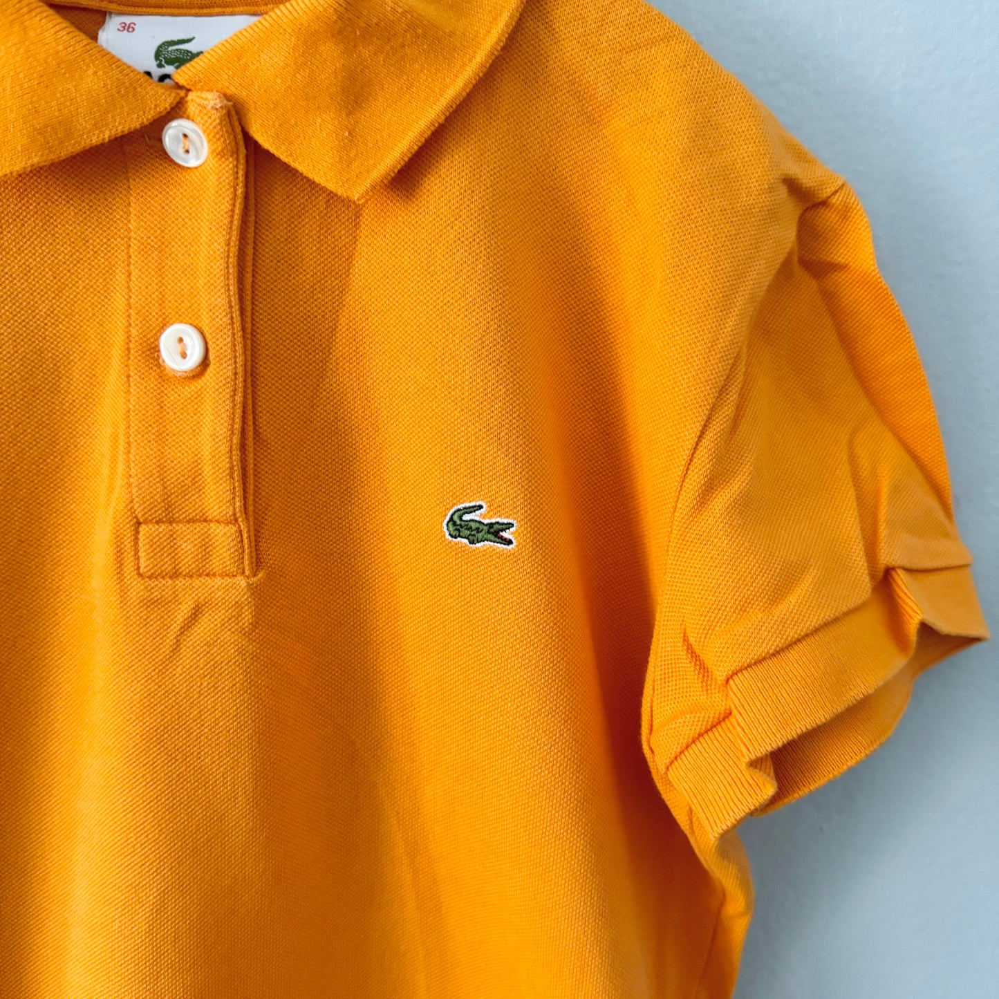 Lacoste / polo shirt - orange / Women XXS or 10-12Y