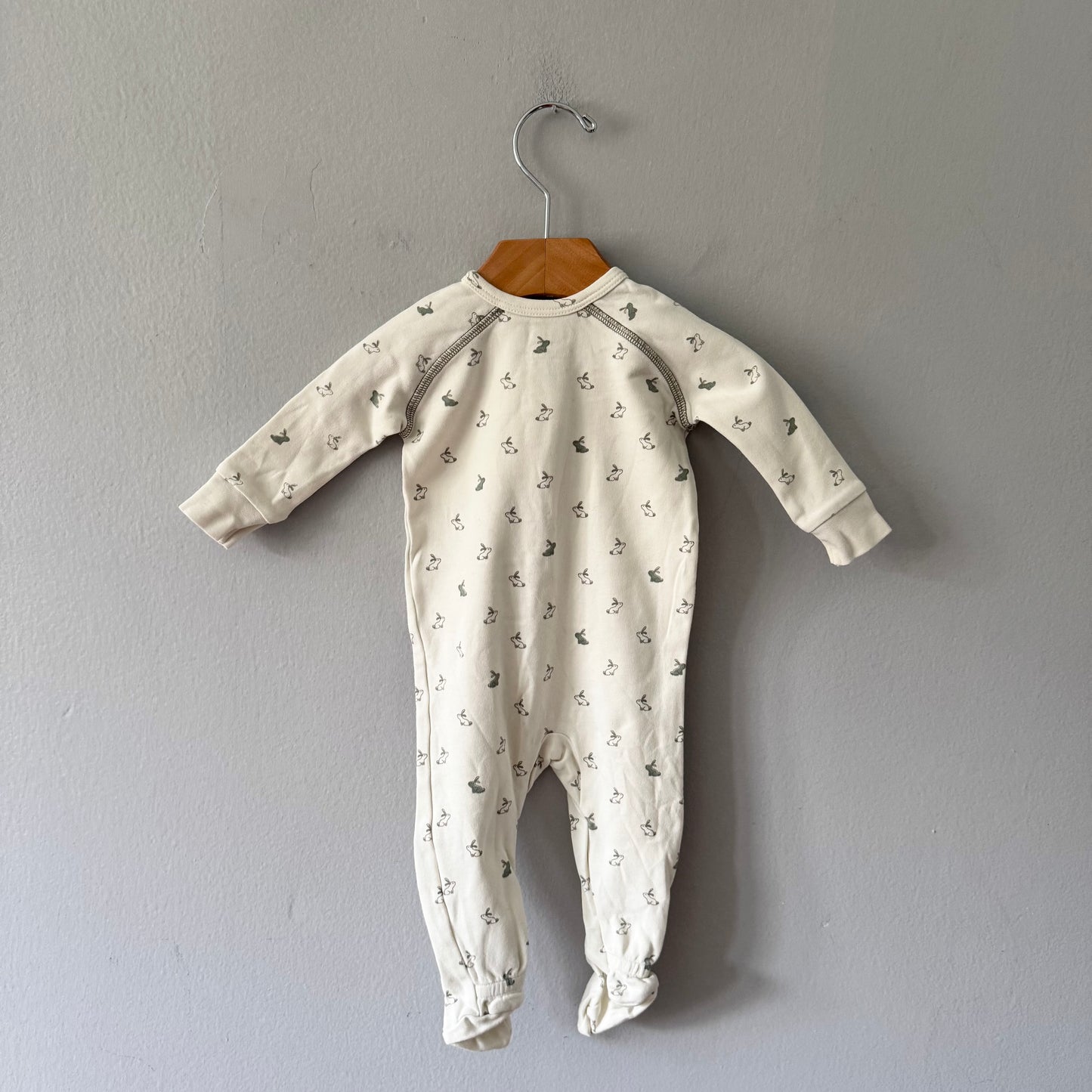 Pehr / White x bunny romper / 0-3M